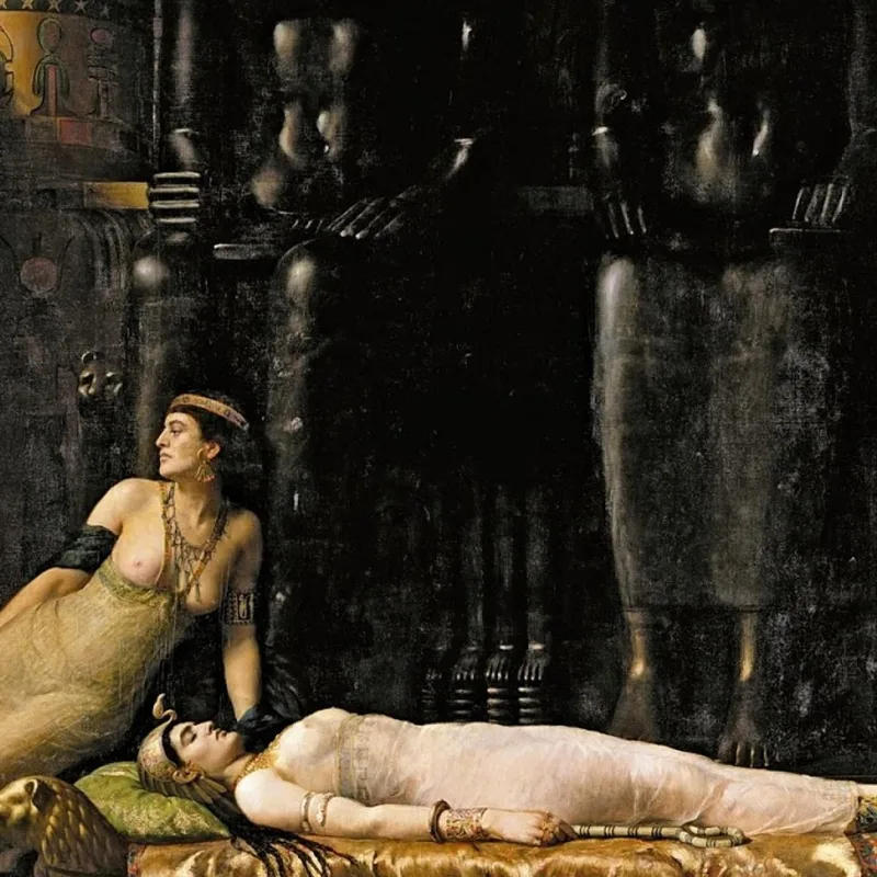 La Mort De Cléopâtre John Collier