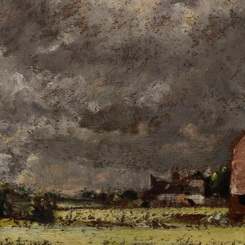 A View On The Banks Of The River Stour John Constable