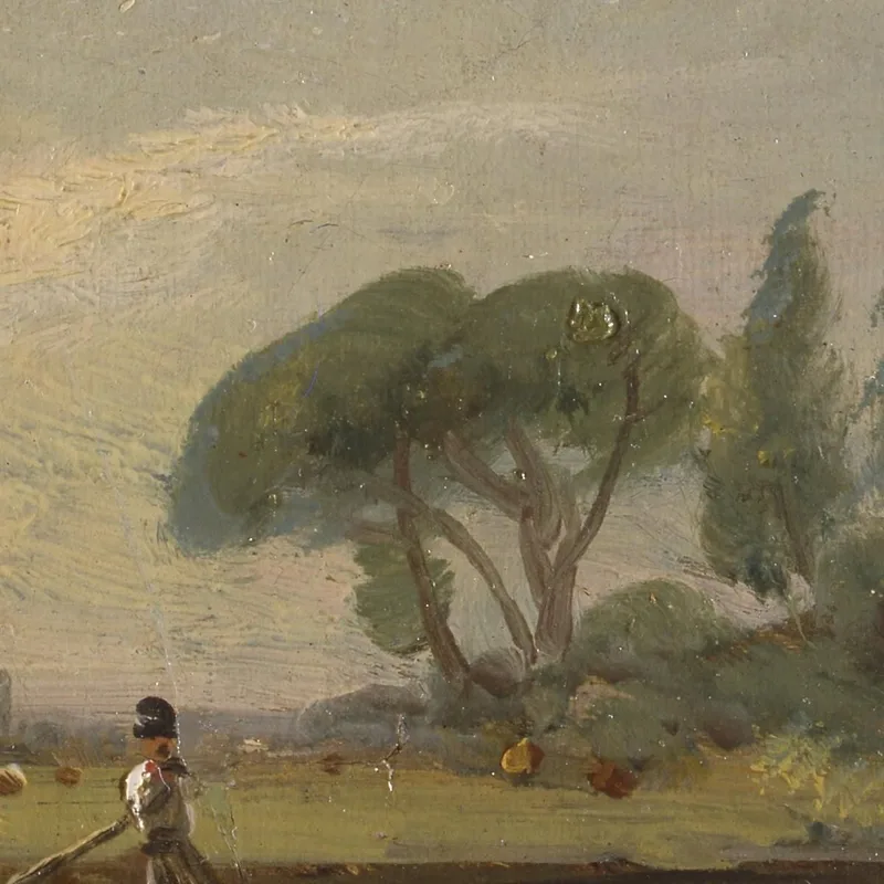 Chiatta Sotto La Chiusa Di Flatford John Constable
