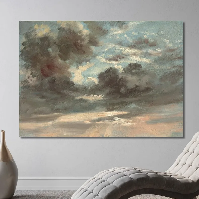 Cloud Study   Stormy Sunset John Constable