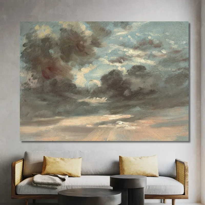 Cloud Study   Stormy Sunset John Constable