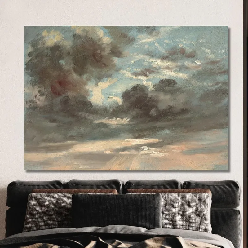 Cloud Study   Stormy Sunset John Constable