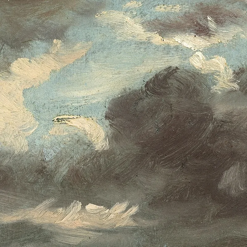 Cloud Study   Stormy Sunset John Constable