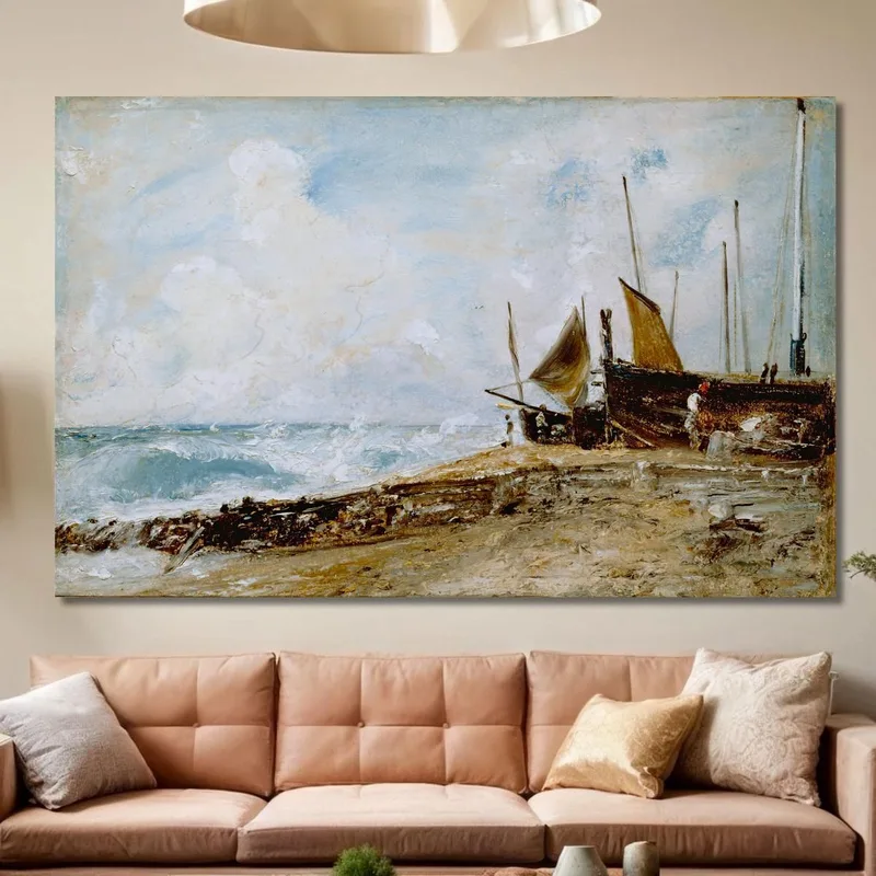 Scena Costiera Vicino A Brighton John Constable