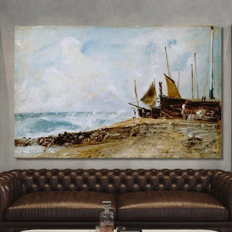 Scena Costiera Vicino A Brighton John Constable