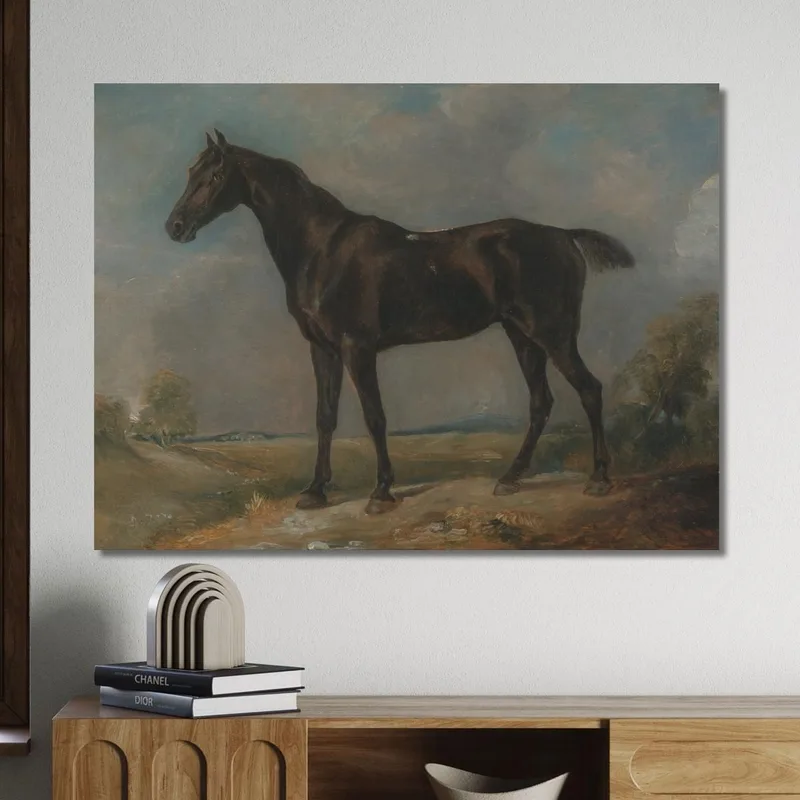 Golding Constable'S Black Riding-Horse John Constable