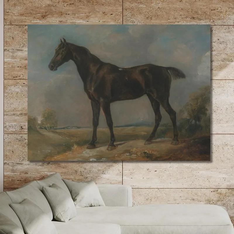 Golding Constable'S Black Riding-Horse John Constable