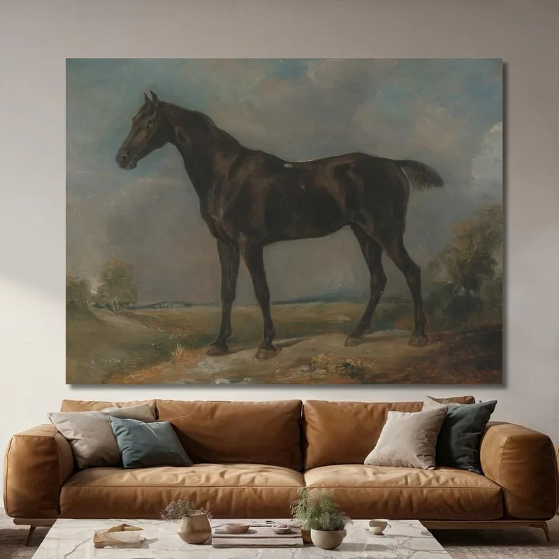 Golding Constable'S Black Riding-Horse John Constable