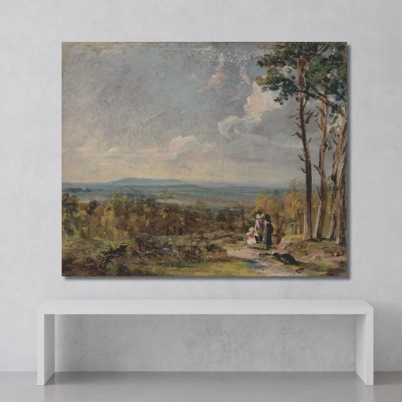 Hampstead Heath Looking Towards Harrow John Constable