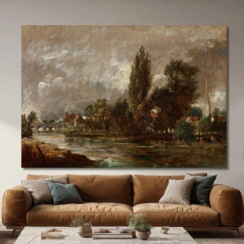 Harnham Bridge Salisbury John Constable