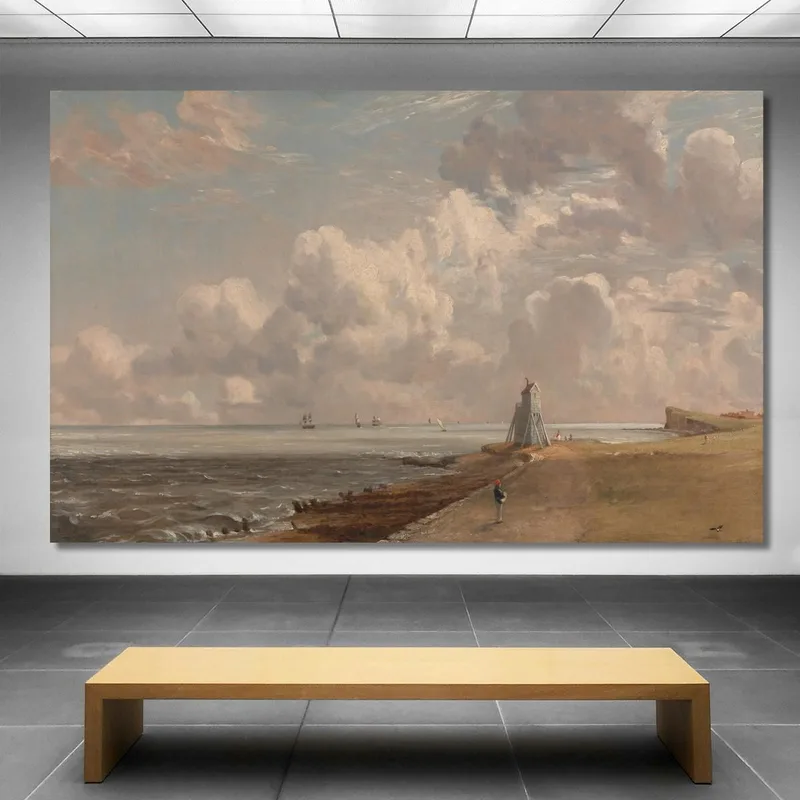 Harwich: Il Faro Basso E Beacon Hill John Constable