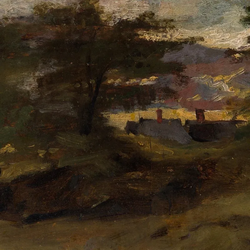 Landscape With Cottages John Constable