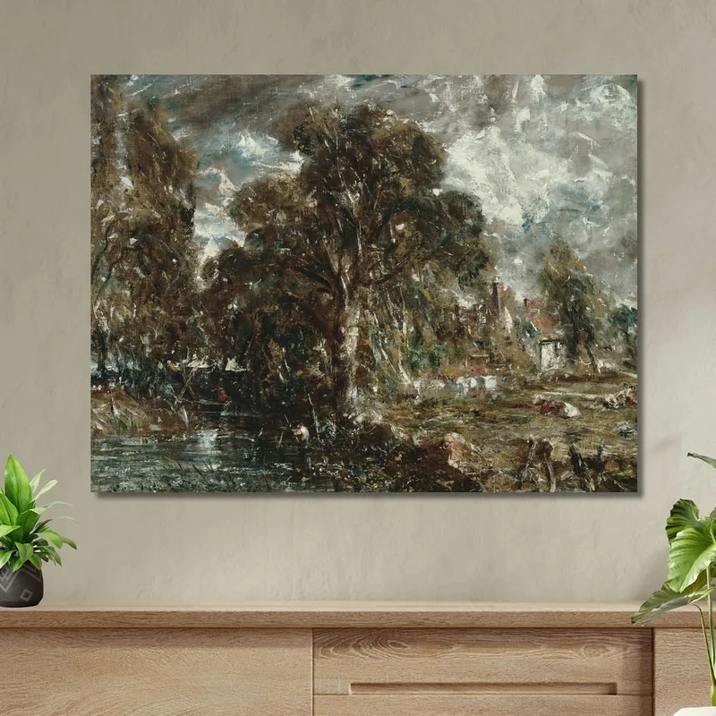 Sur La Rivière Stour John Constable