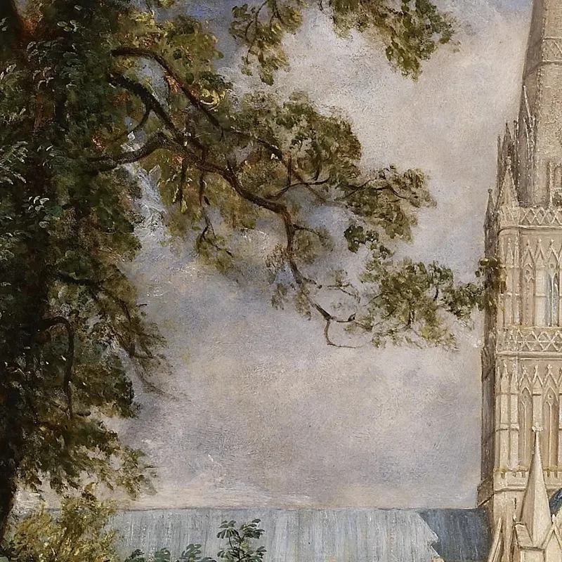 Cattedrale Di Salisbury Dal Giardino Del Vescovo John Constable