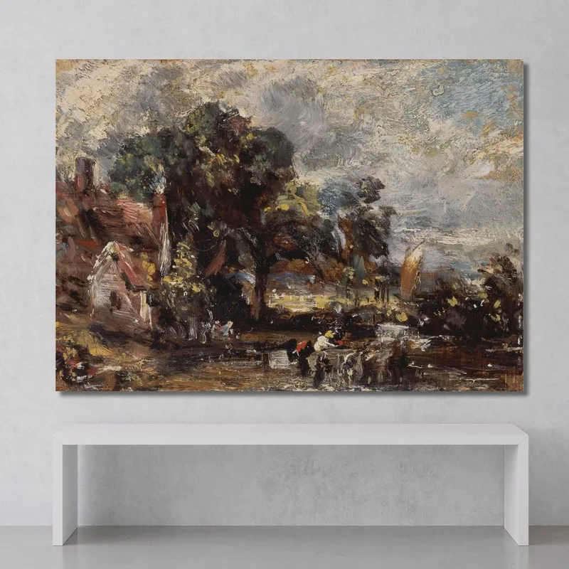 Skizze Für "Der Heuwagen" John Constable