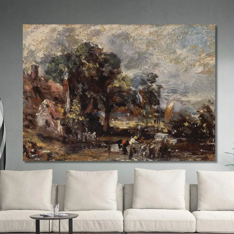Skizze Für "Der Heuwagen" John Constable