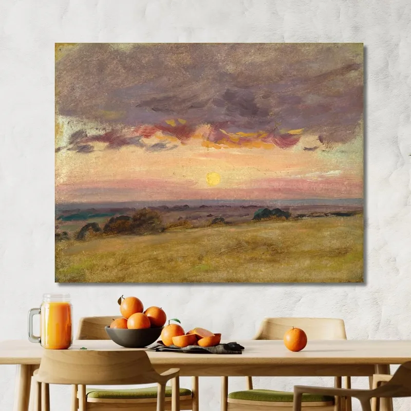 Sera D'Estate Con Nuvole Di Tempesta John Constable