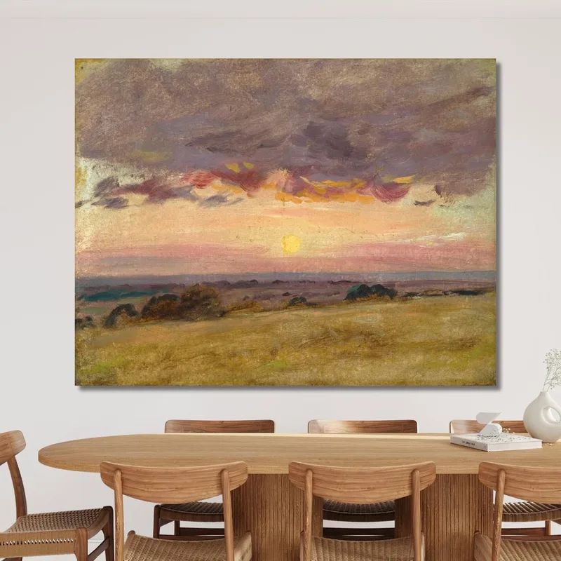 Sera D'Estate Con Nuvole Di Tempesta John Constable