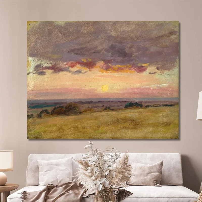 Sera D'Estate Con Nuvole Di Tempesta John Constable