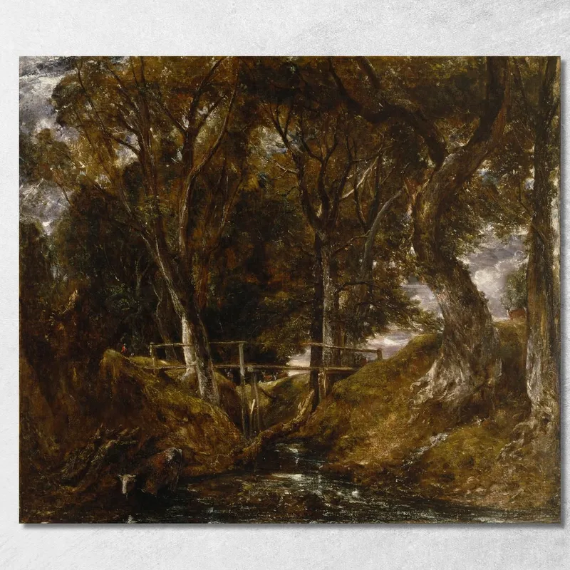 The Dell At Helmingham Park John Constable canvas print