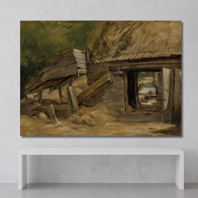 The Old Mill Shed Dedham John Constable