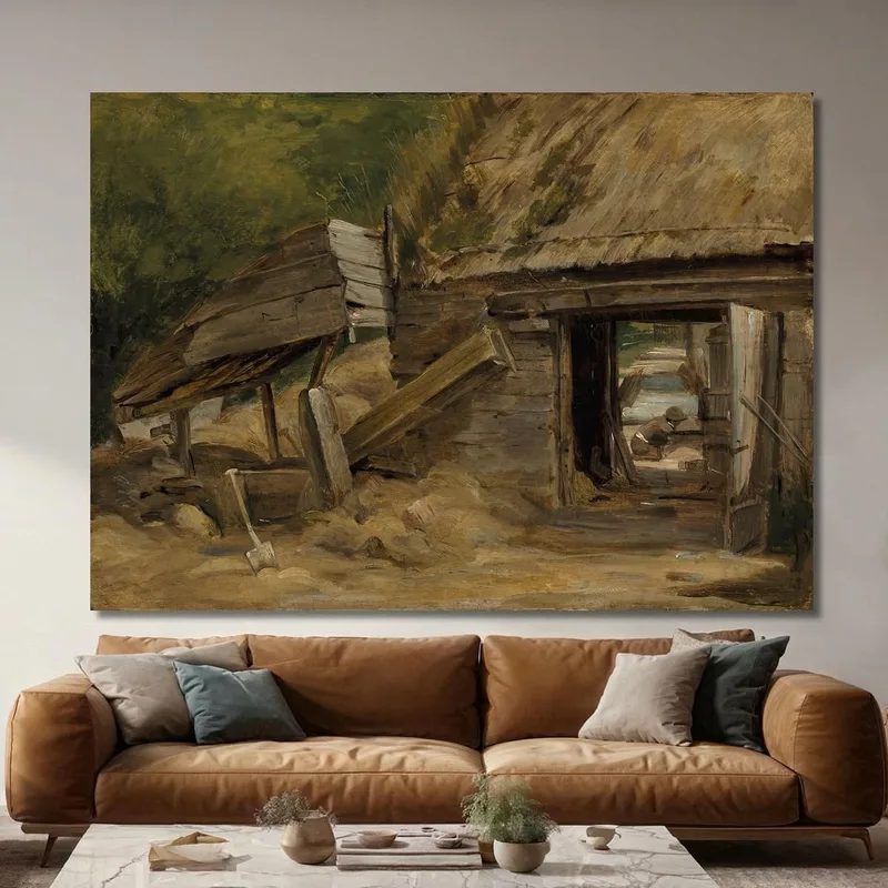 The Old Mill Shed Dedham John Constable