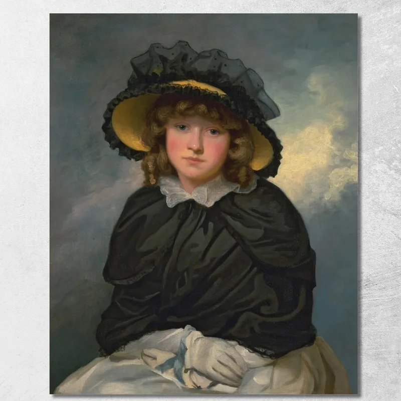 Cecilia John Hoppner quadro stampa su tela