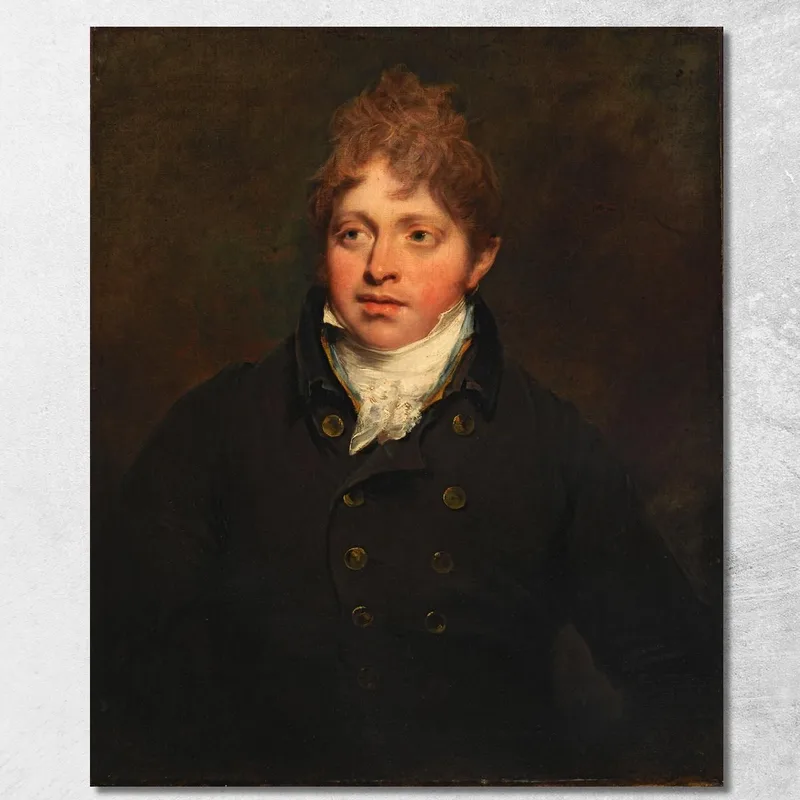 Gentiluomo Irlandese John Hoppner quadro stampa su tela