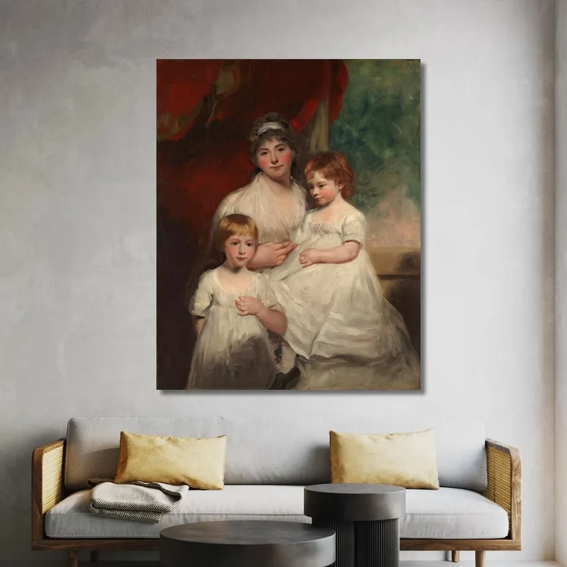 Frau John Garden Ann Und Ihre Kinder John Und Ann Margaret John Hoppner
