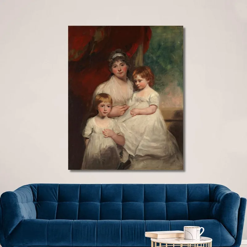 Frau John Garden Ann Und Ihre Kinder John Und Ann Margaret John Hoppner