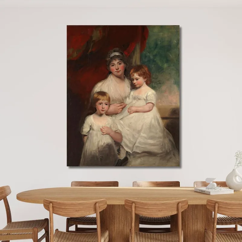Frau John Garden Ann Und Ihre Kinder John Und Ann Margaret John Hoppner