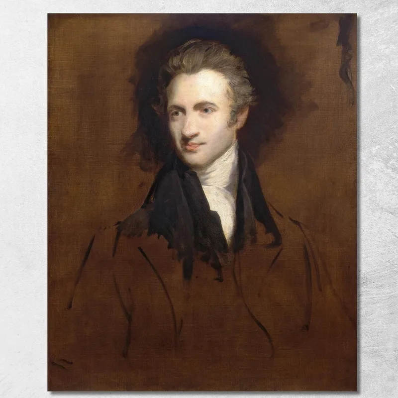 Ritratto Di Gentiluomo John Hoppner quadro stampa su tela