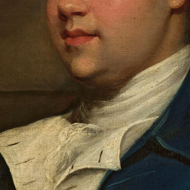 Porträt Eines Mannes John Hoppner