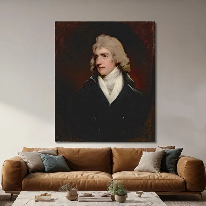Portrait Of Charles Rose Ellis 1771-1845 1 St Baron Seaford John Hoppner