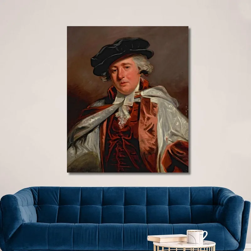 Portrait Du Docteur Edmund Ayrton 1704-1808 John Hoppner