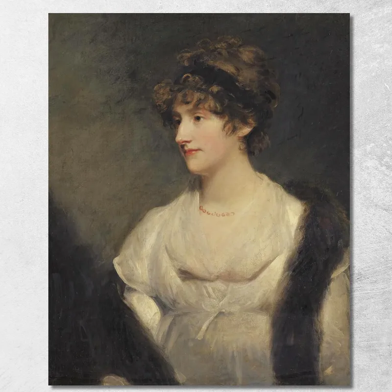 Portrait De Jane Frère Lady Orde John Hoppner tableau impression sur toile