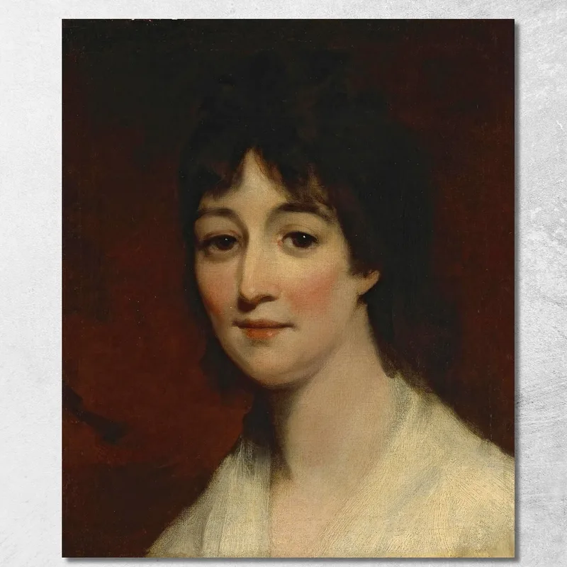 Portrait De Lady Cavendish John Hoppner tableau impression sur toile