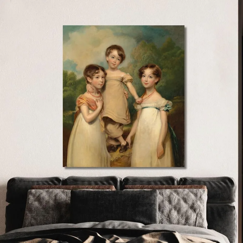 Porträt Der Hughes-Hallett-Kinder John Hoppner