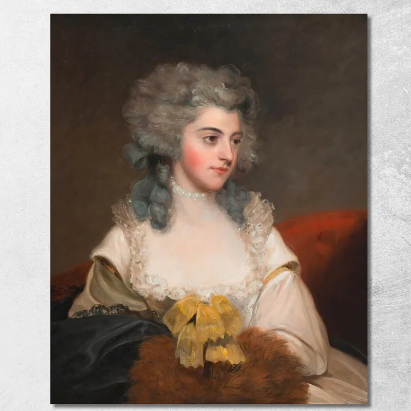 Susannah Edith-Lady Rowley John Hoppner tableau impression sur toile