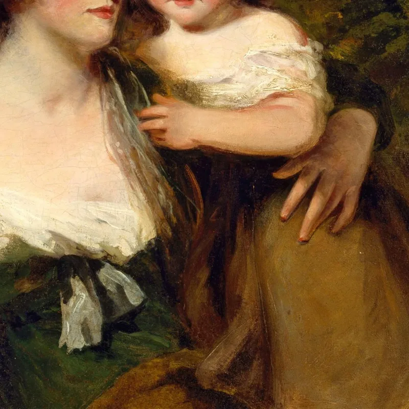 Die Gräfin Von Darnley Und Ihre Tochter Lady Elizabeth Bligh John Hoppner