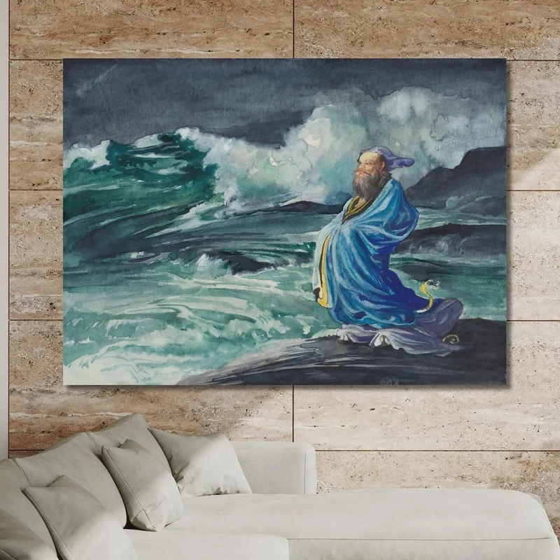 A Rishi Stirring Up A Storm John La Farge