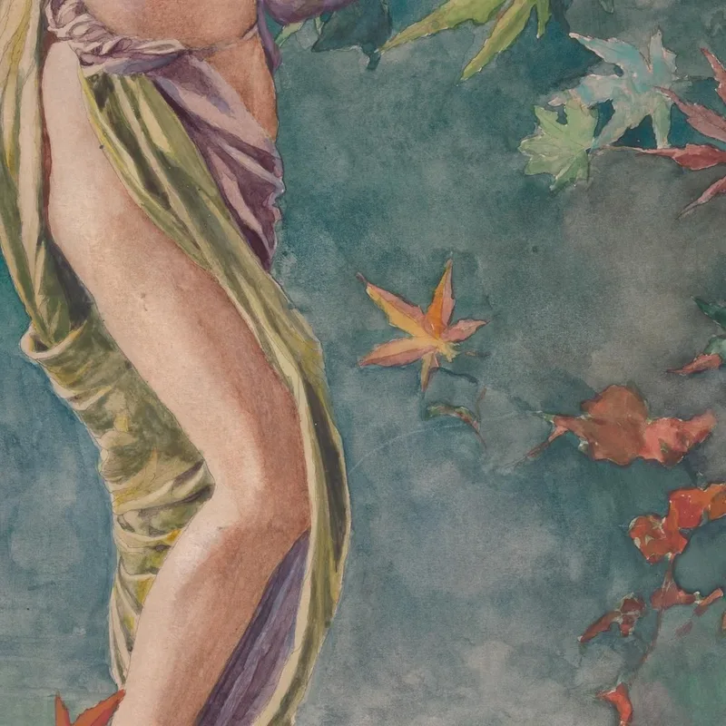 Foglie Sparse Autunnali John La Farge
