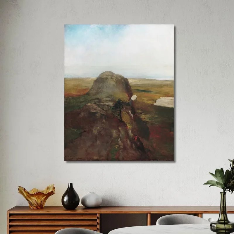 Herbststudie Mit Blick Über Hanging Rock Newport R.I. John La Farge