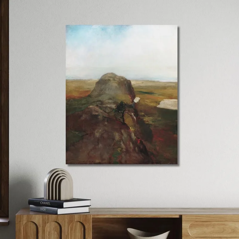 Herbststudie Mit Blick Über Hanging Rock Newport R.I. John La Farge