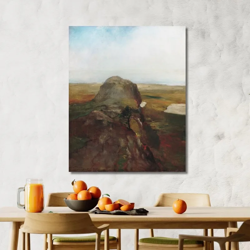 Herbststudie Mit Blick Über Hanging Rock Newport R.I. John La Farge