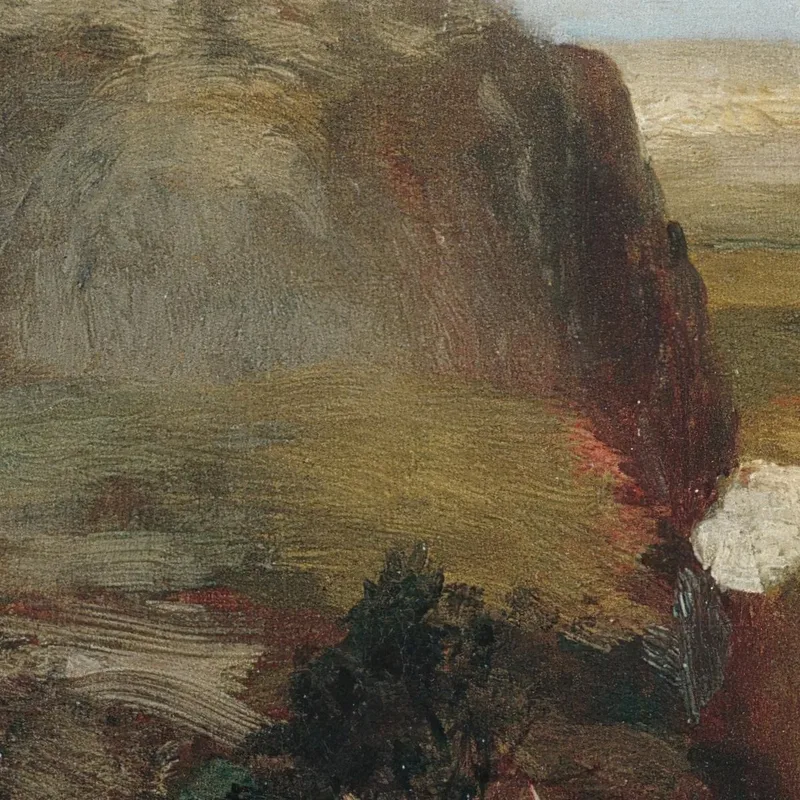 Herbststudie Mit Blick Über Hanging Rock Newport R.I. John La Farge