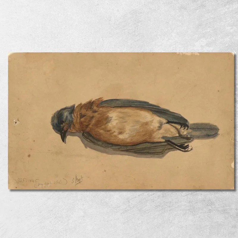 Toter Vogel John La Farge drucken auf leinwand