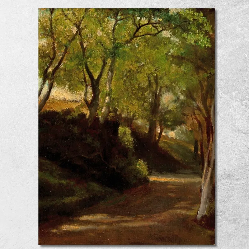 Im Glen' Portsmouth Rhode Island John La Farge drucken auf leinwand