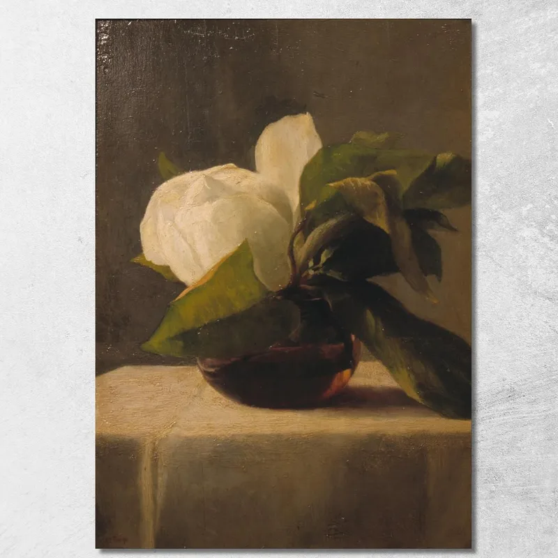 Magnolie John La Farge drucken auf leinwand