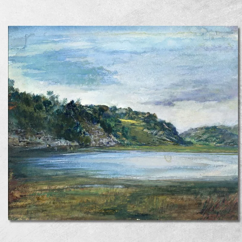Paradise Rocks Studie Im Paradise Newport Rhode Island John La Farge drucken auf leinwand